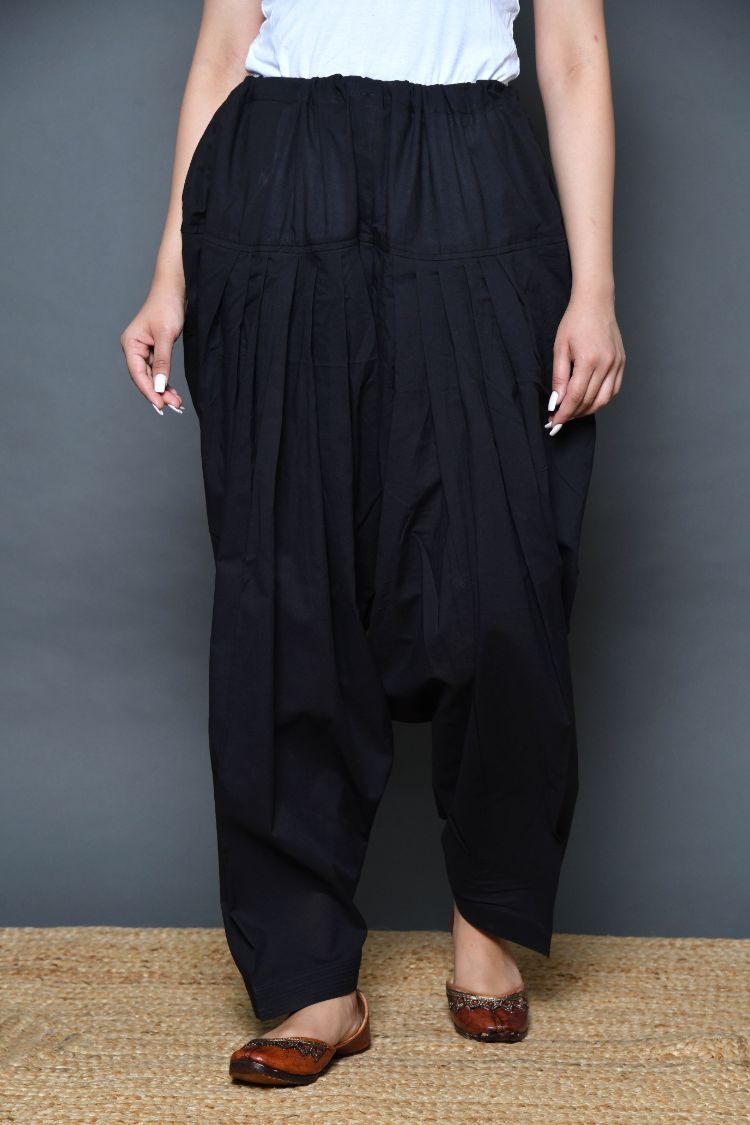 Ladies Black Printed Rayon Harem Pants, Waist Size: 28.0 at Rs 250/piece in  Jaipur