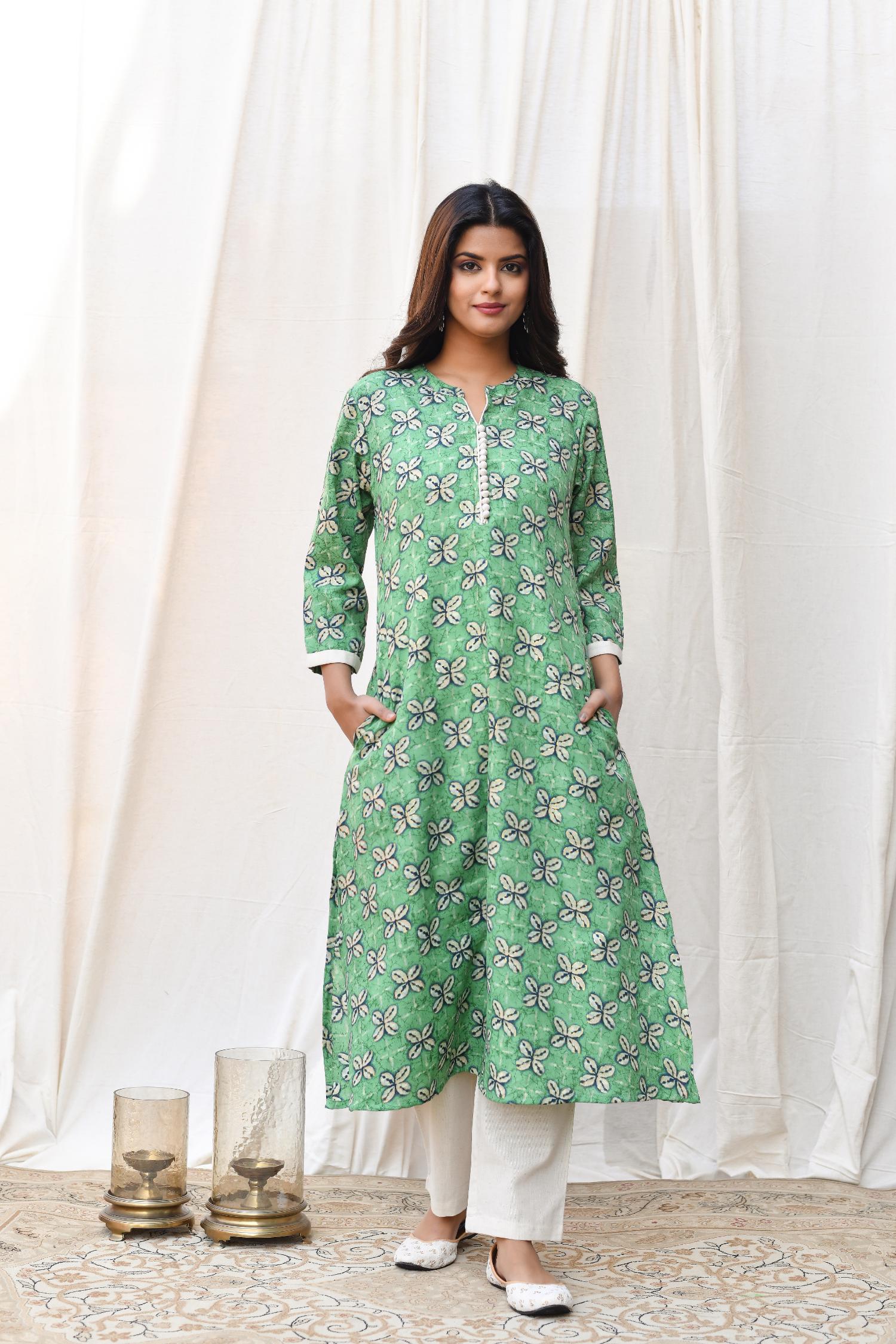 Tea Green Color Pure Rayon Fabric – Fabric Pandit